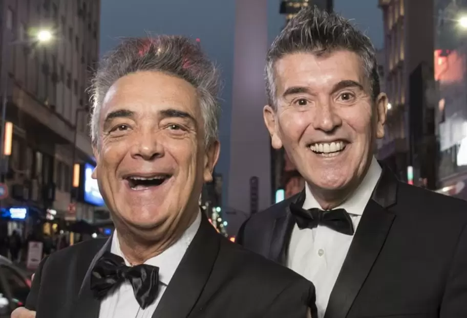 La dupla de siempre: Nito Artaza y Miguel Ángel Cherutti.