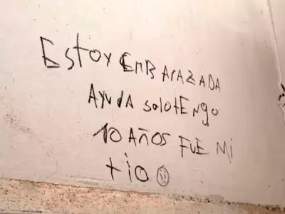 Un estremecedor mensaje apareci� en el ba�o de una escuela en San Juan
