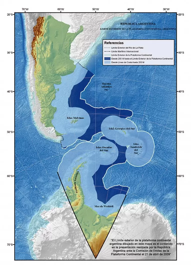 Plataforma Continental y la Zona Econ�mica Exclusiva Argentina