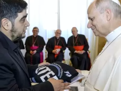 Alejandro Gramajo y el papa Le�n