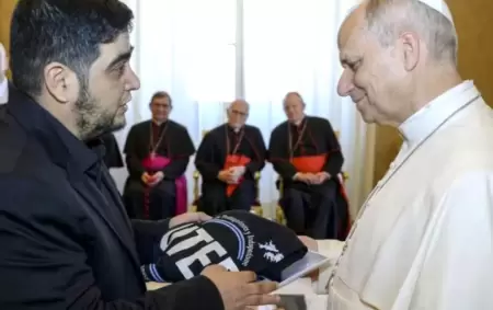 Alejandro Gramajo y el papa Le�n