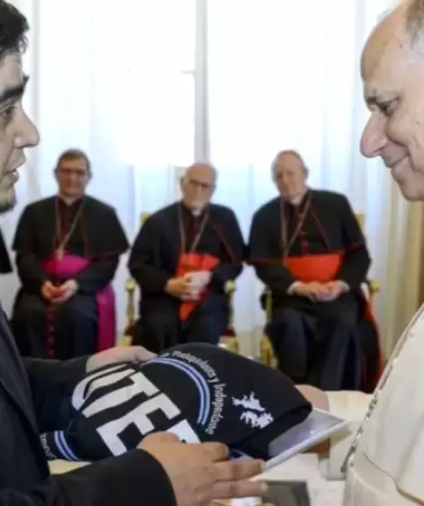 Alejandro Gramajo y el papa Le�n