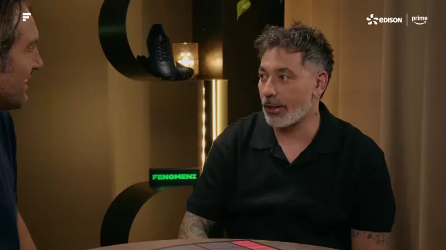 Ezequiel "Pocho" Lavezzi en el programa Fenomeni conducido por Luca Toni