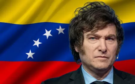 Milei - bandera de Venezuela