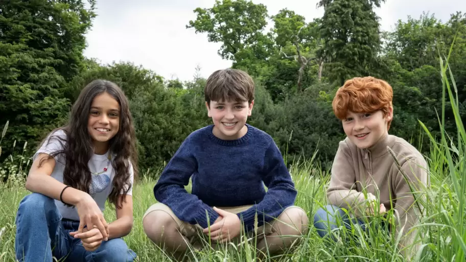 Los nuevos Hermione, Harry y Ron de Harry Potter: Arabella Stanton, Dominic McLaughlin y Alastair Stout.