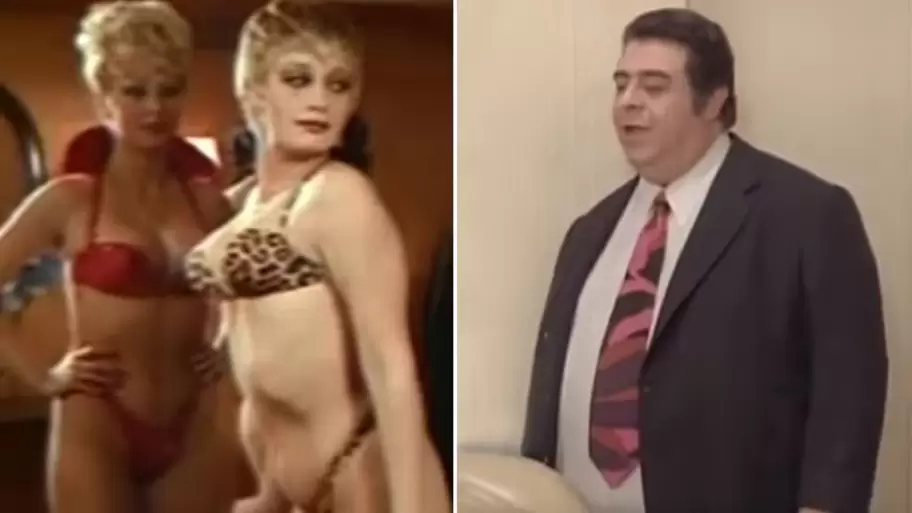 Barbieri en una escena con Porcel