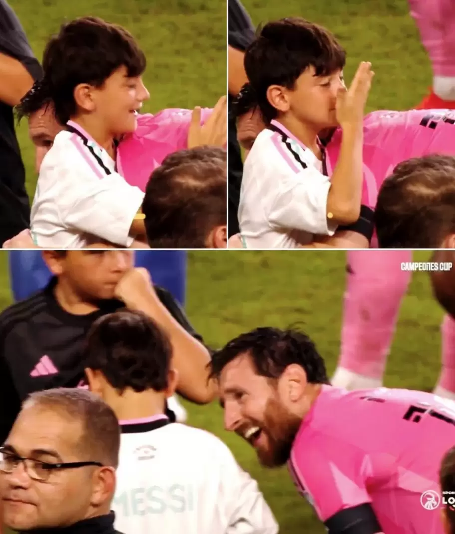 Espectacular reacción de Ciro Messi