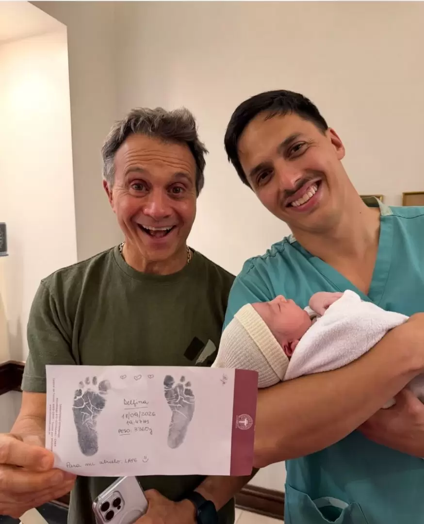 Sergio Lapeg�e presumi� a su nieta