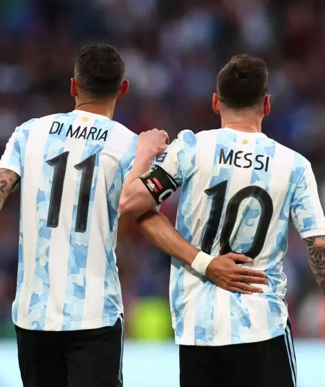 �ngel Di Mar�a y Lionel Messi