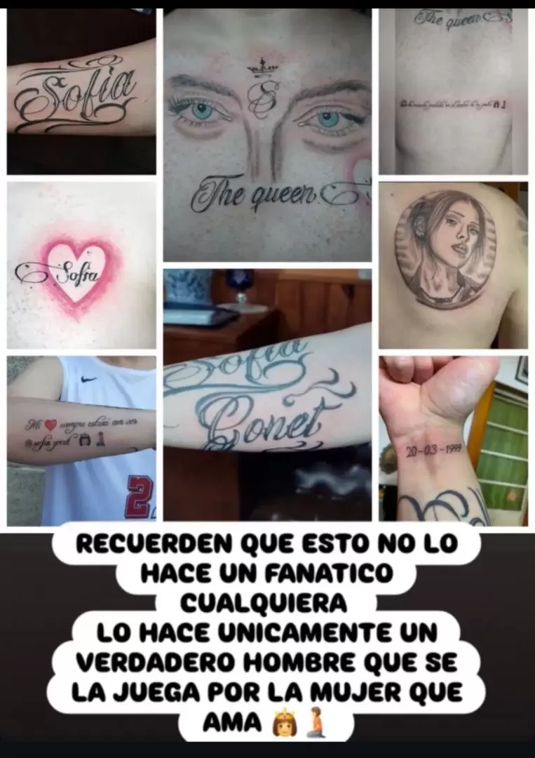 Así son los tatuajes que tiene Hernán Bloquero de Sofi Gonet