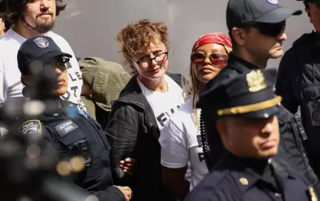 Susan Sarandon al momento de su detenci�n