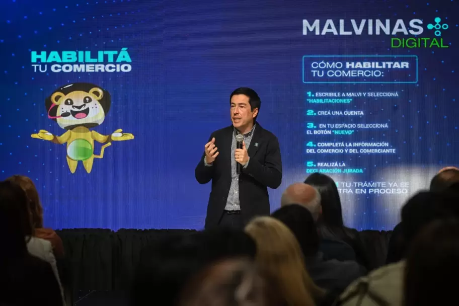 Leo Nardini, intendente de Malvinas Argentinas