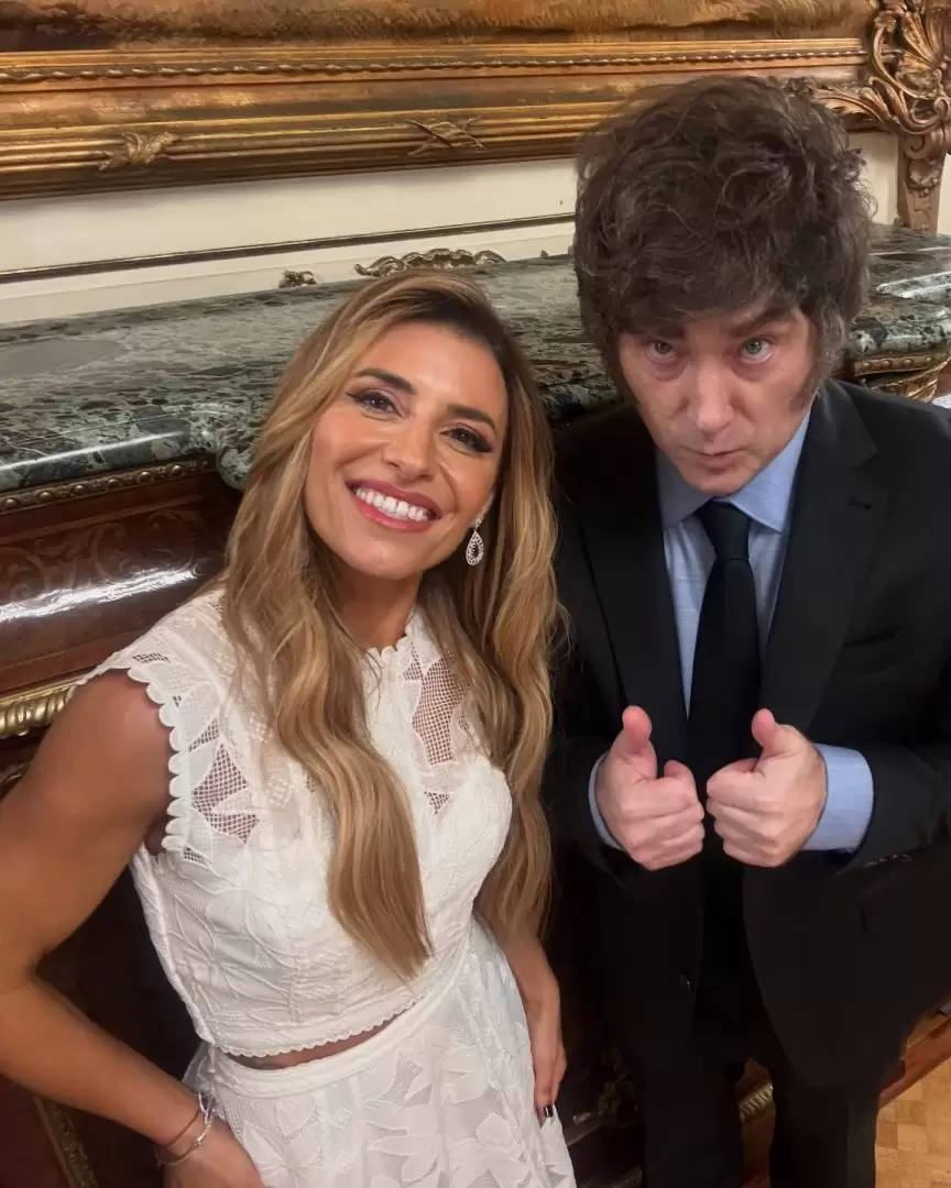 Mariana Brey en la �ltima entrevista que le realiz� a Milei