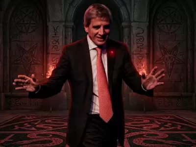 Caputo en modo anticristo