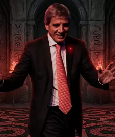 Caputo en modo anticristo