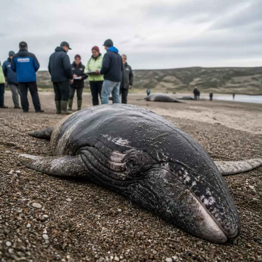 Aparecieron ballenatos muertos en Puerto Madryn y Pen�nsula Vald�s