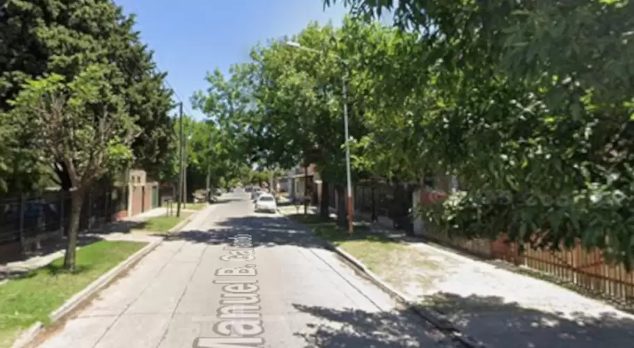 Gallardo al 800 en Gonz�lez Cat�n, la cuadra donde ocurri� el hecho