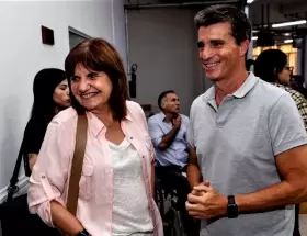 Patricia Bullrich y Juan Pablo Allan