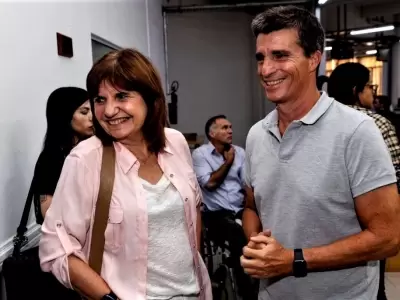 Patricia Bullrich y Juan Pablo Allan