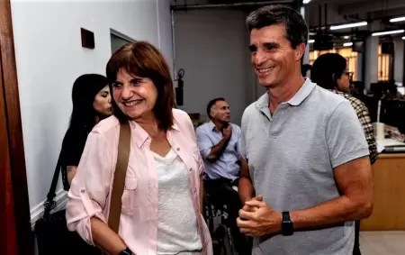 Patricia Bullrich y Juan Pablo Allan