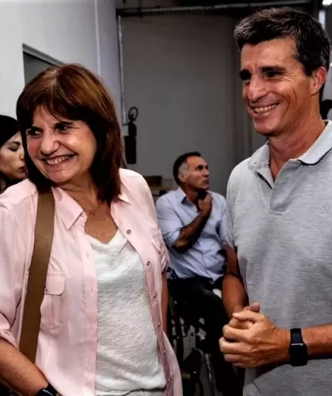 Patricia Bullrich y Juan Pablo Allan