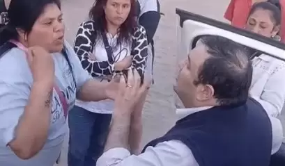 Gerardo Huesen fue interceptado por vecinos y vecinas de Graneros