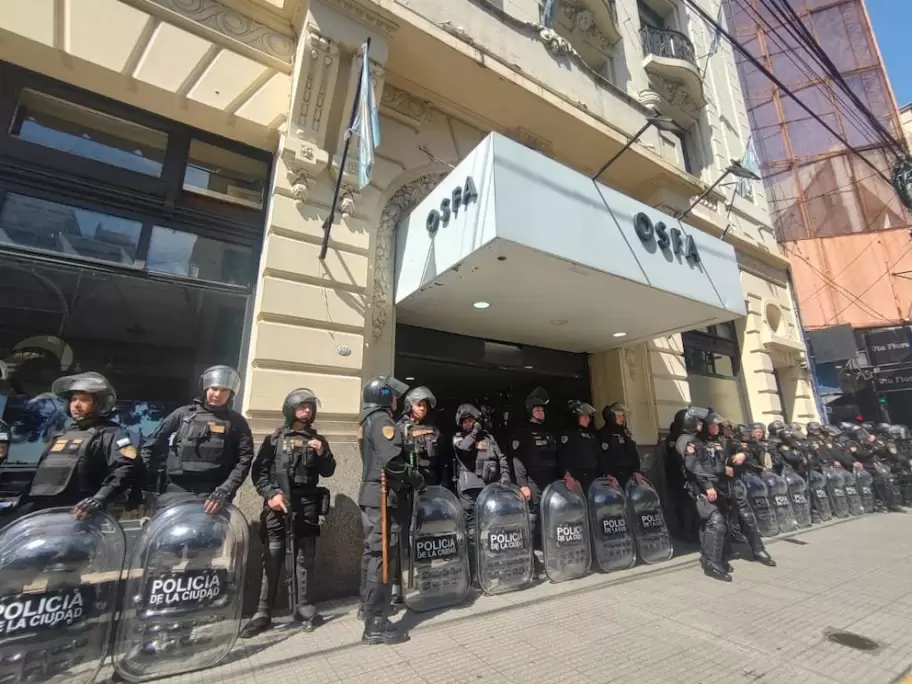 ATE tom� la sede de IOSFA hace una semana