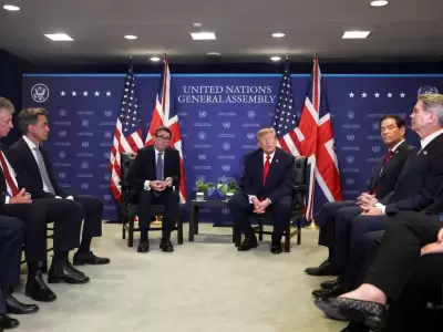 El �ltimo encuentro entre el premier brit�nico, Andy Burnham, y el presidente de Estados Unidos, Donald Trump.