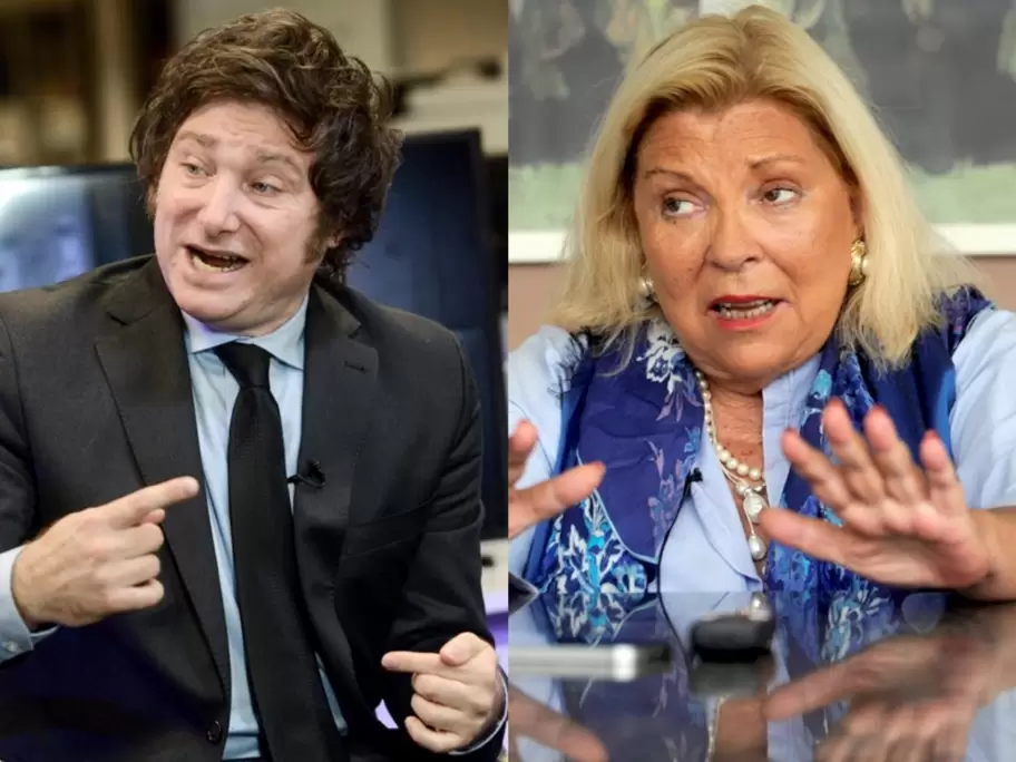 Javier Milei - Elisa Carrió