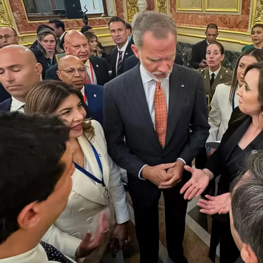 La visita de Villarruel al rey Felipe VI