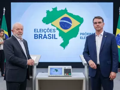 Luiz In�cio Lula da Silva y Fl�vio Bolsonaro de cara a las pr�ximas elecciones de Brasil.