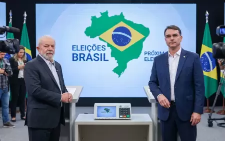 Luiz In�cio Lula da Silva y Fl�vio Bolsonaro de cara a las pr�ximas elecciones de Brasil.