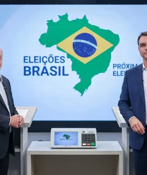 Luiz In�cio Lula da Silva y Fl�vio Bolsonaro de cara a las pr�ximas elecciones de Brasil.