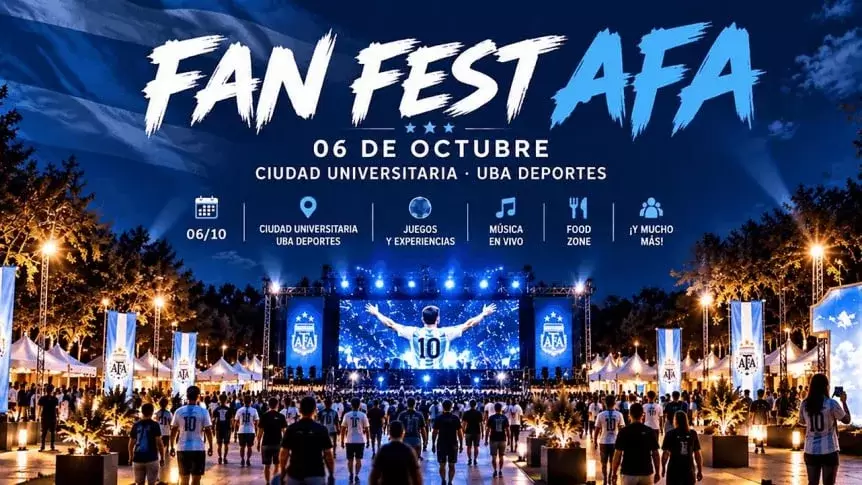 El Fan Fest que preparó la AFA para la despedida de Messi irá desde las 12 hasta las 00 y contará con conciertos, sorpresas y todo tipo de comodidades