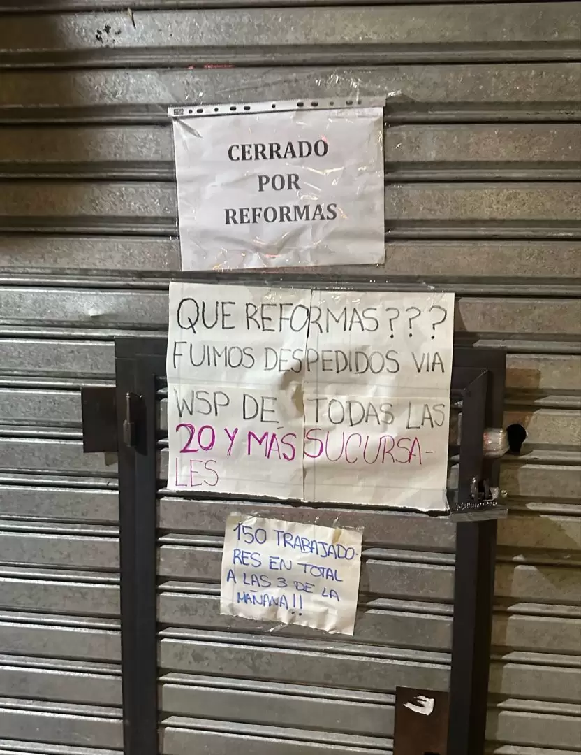 150 trabajadores quedaron en la calle despu�s del cierre de la cadena de panader�as Pandan�s