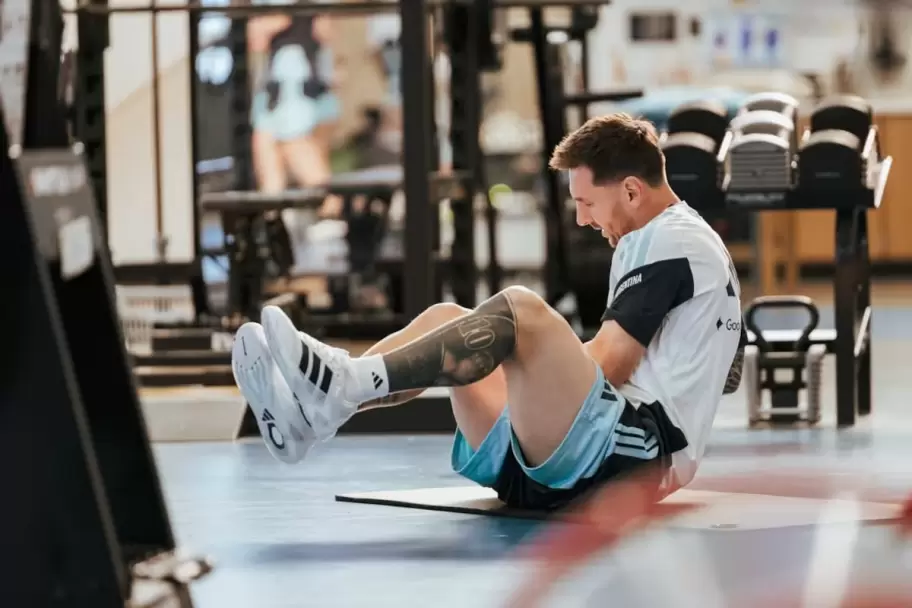 El último entrenamiento de Lionel Messi con la Selección Argentina