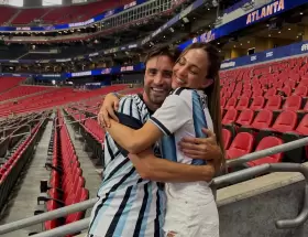 Nicol�s Tagliafico  y Caro Calvagni