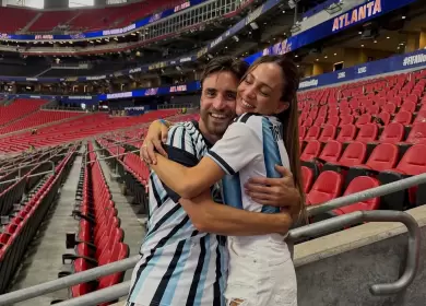 Nicol�s Tagliafico  y Caro Calvagni