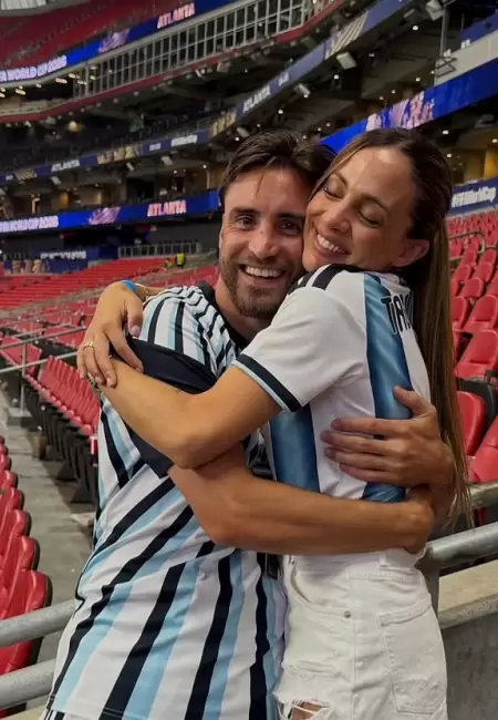 Nicol�s Tagliafico  y Caro Calvagni