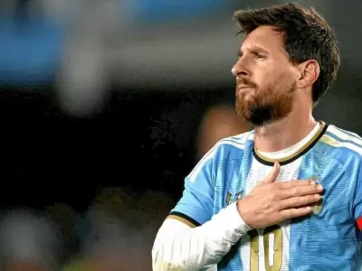 Lionel Messi en su despedida