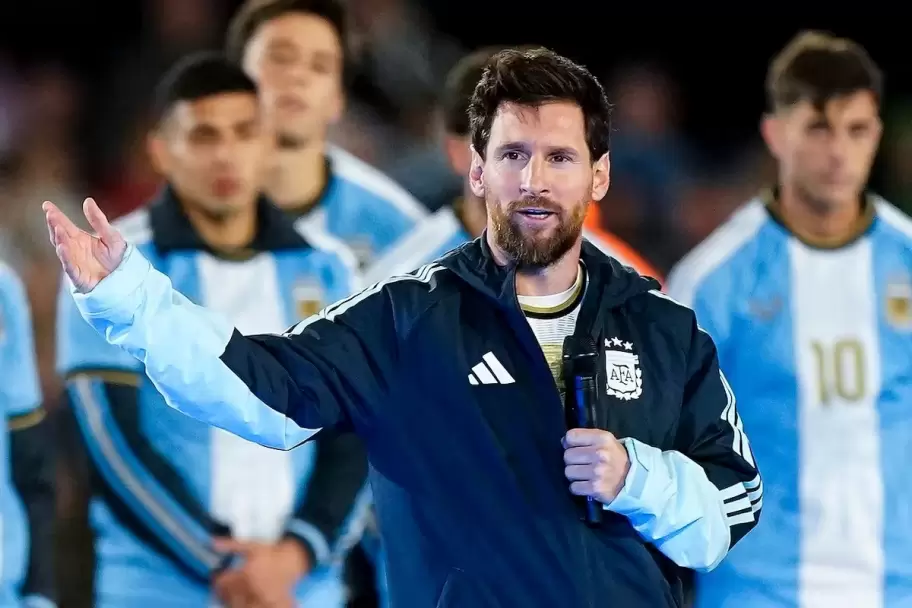Lionel Messi en su despedida