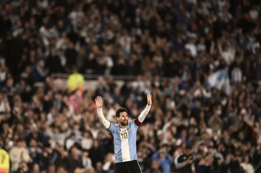Lionel Messi en su despedida