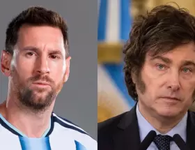 Messi y Milei