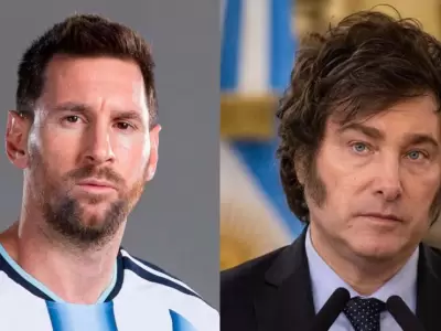 Messi y Milei