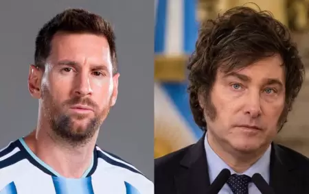 Messi y Milei