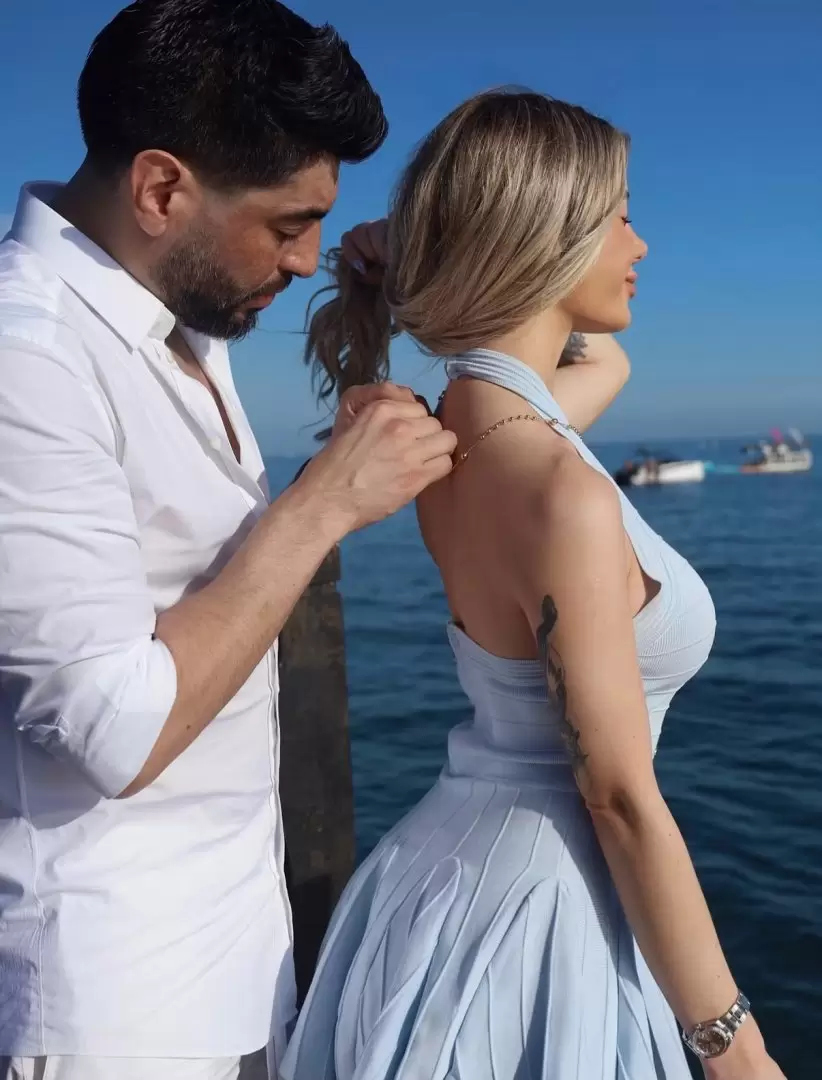 Facundo Moyano y Candela Arizaga enamorados en España