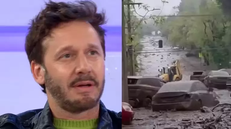 Benjam�n Vicu�a se mostr� conmocionado por el aluvi�n que golpe� Chile