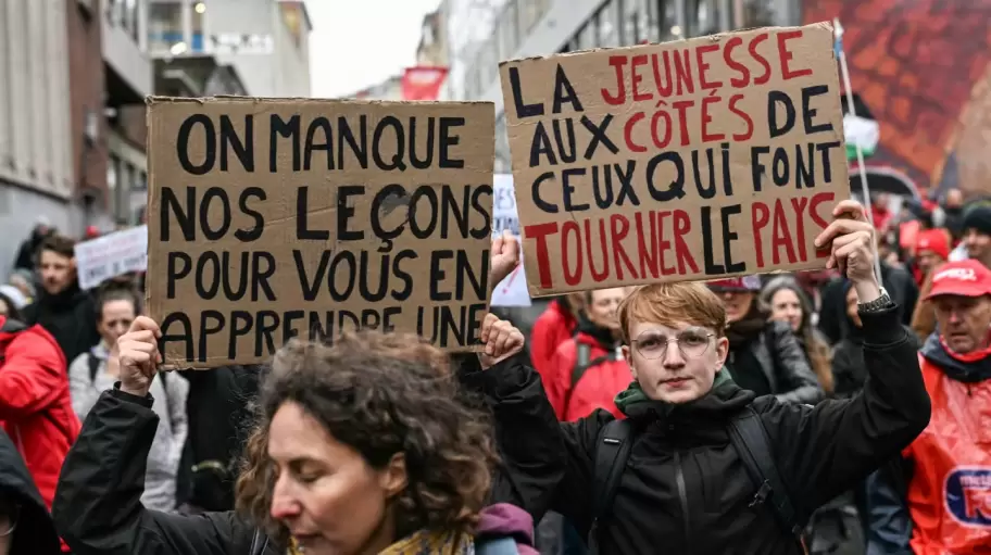 Protestas en Bélgica