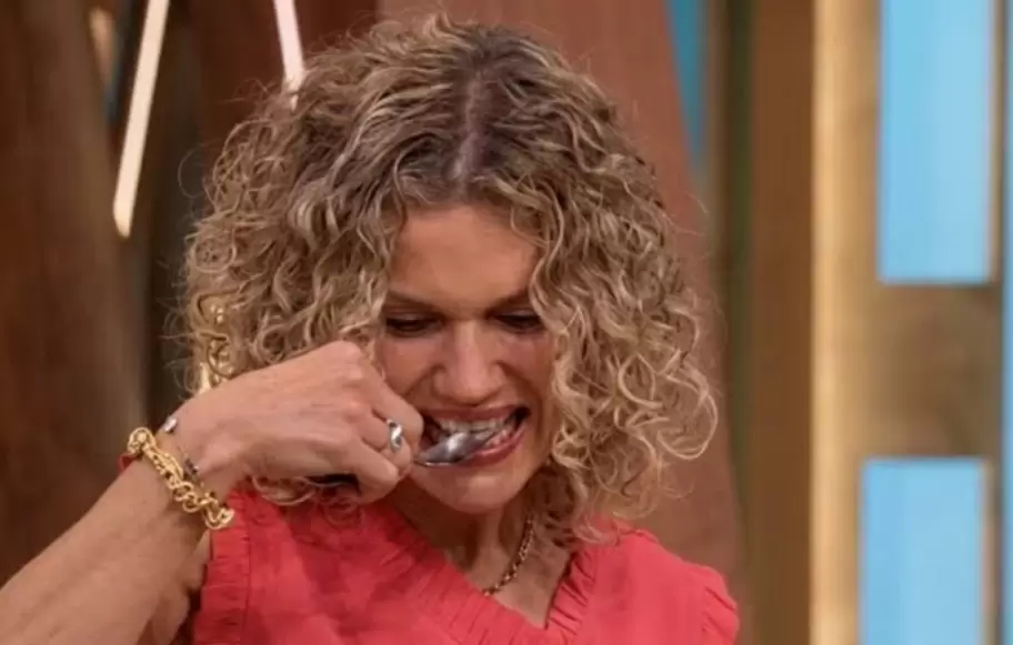 Las caras de asco de Maru Botana al probar la comida como jurado de MasterChef Celebrity.