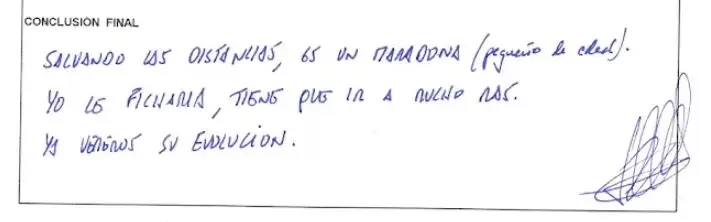 Uno de los evaluadores comparó a Messi con Maradona